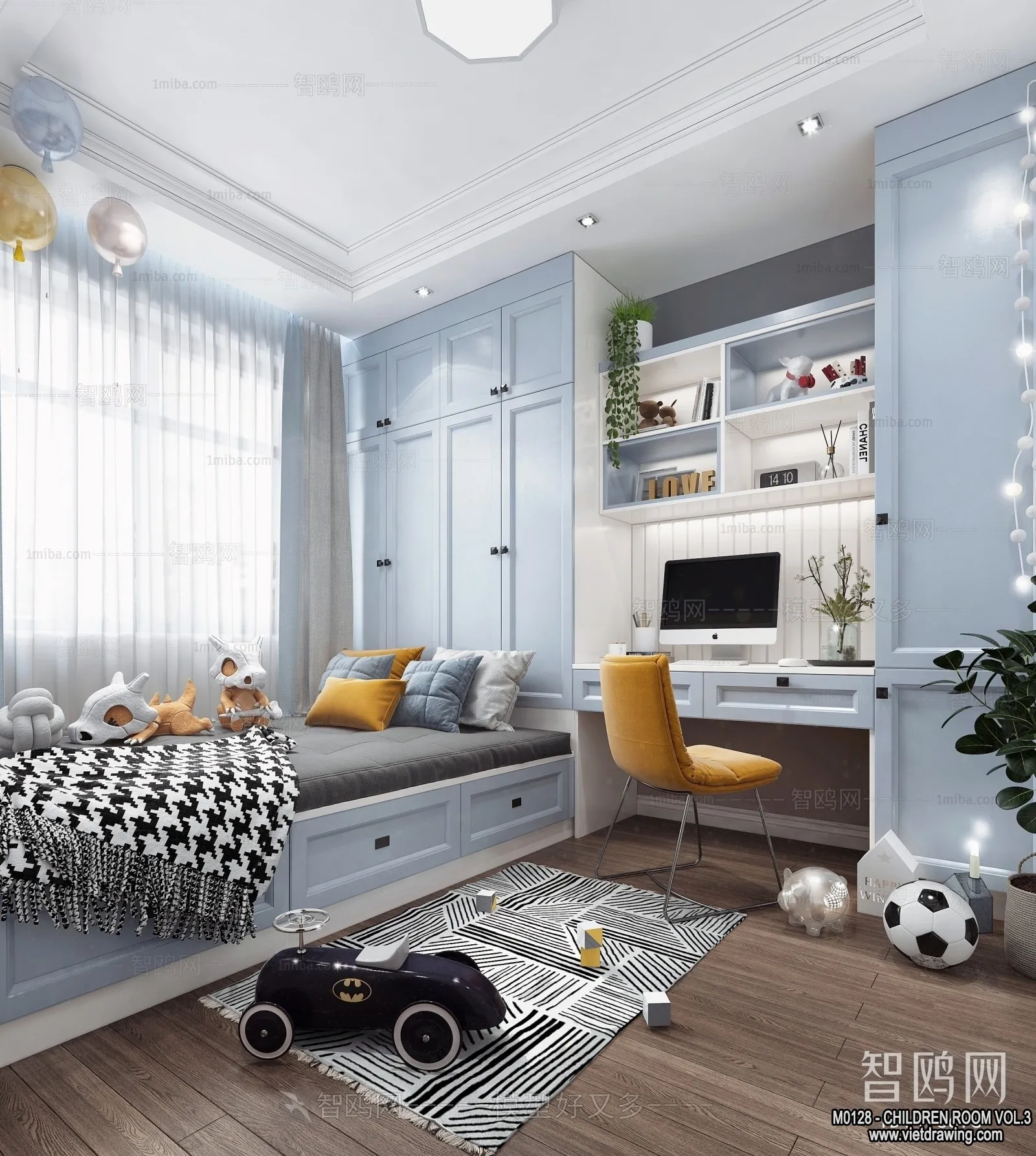 Children Room 3D Interior Scene – 3D Models – 289