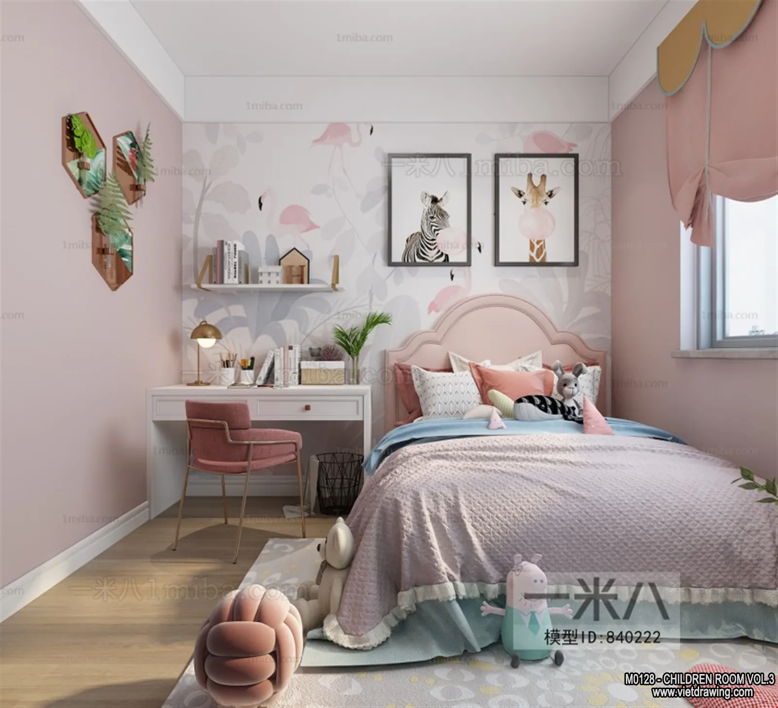 Children Room 3D Interior Scene – 3D Models – 292