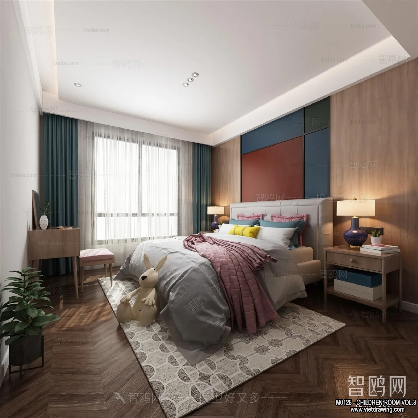 Children Room 3D Interior Scene – 3D Models – 338