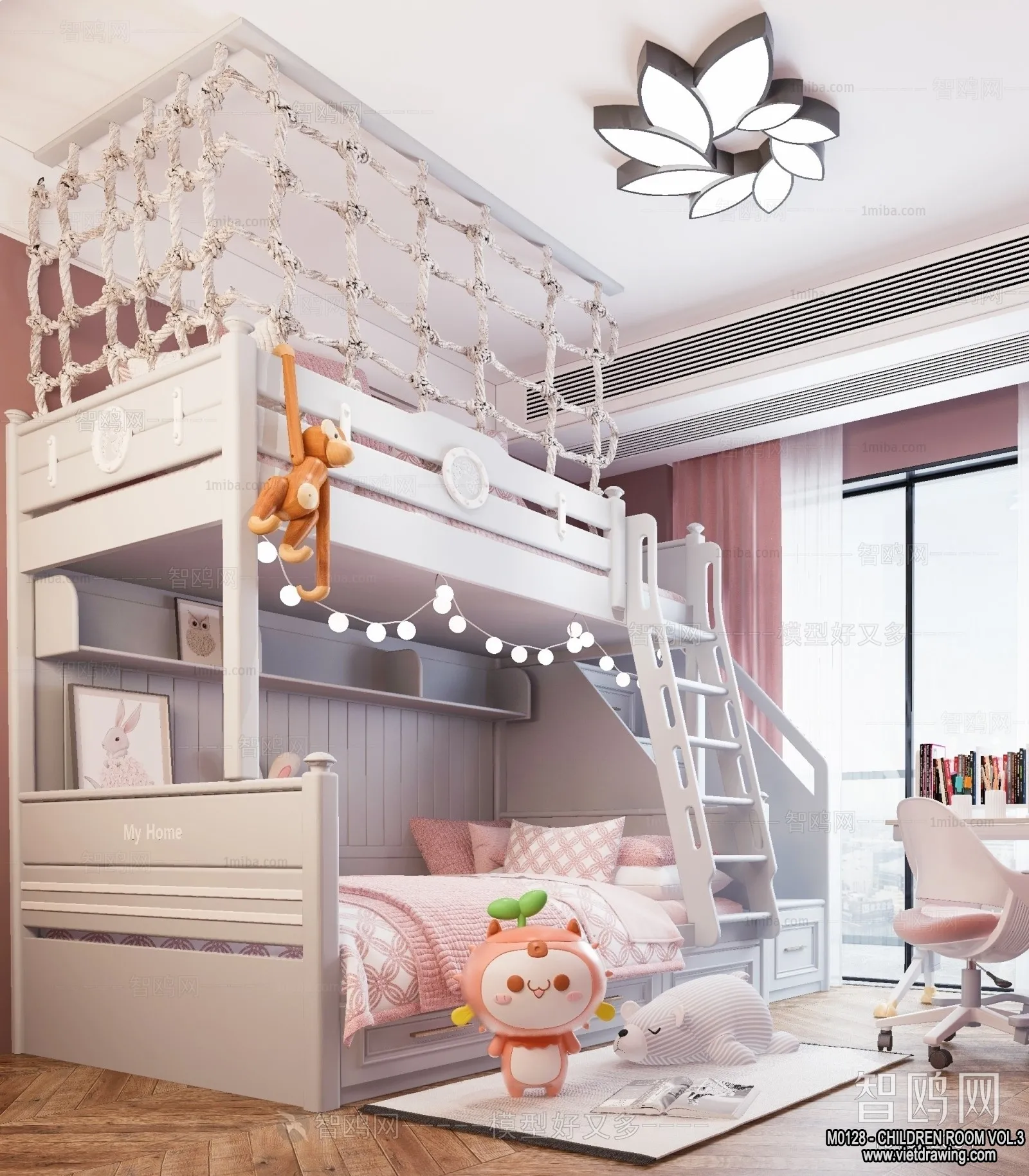 Children Room 3D Interior Scene – 3D Models – 362