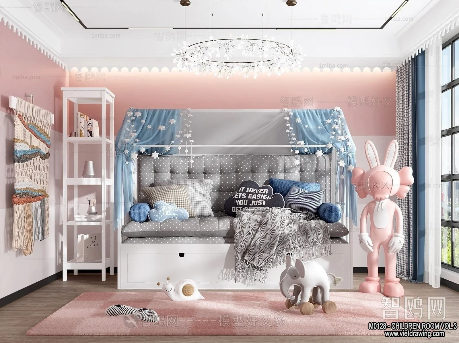 Children Room 3D Interior Scene – 3D Models – 367