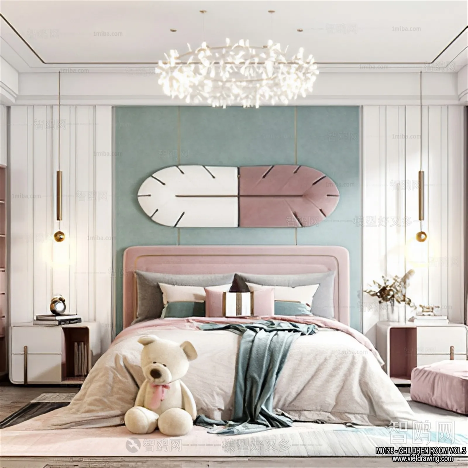 Children Room 3D Interior Scene – 3D Models – 368