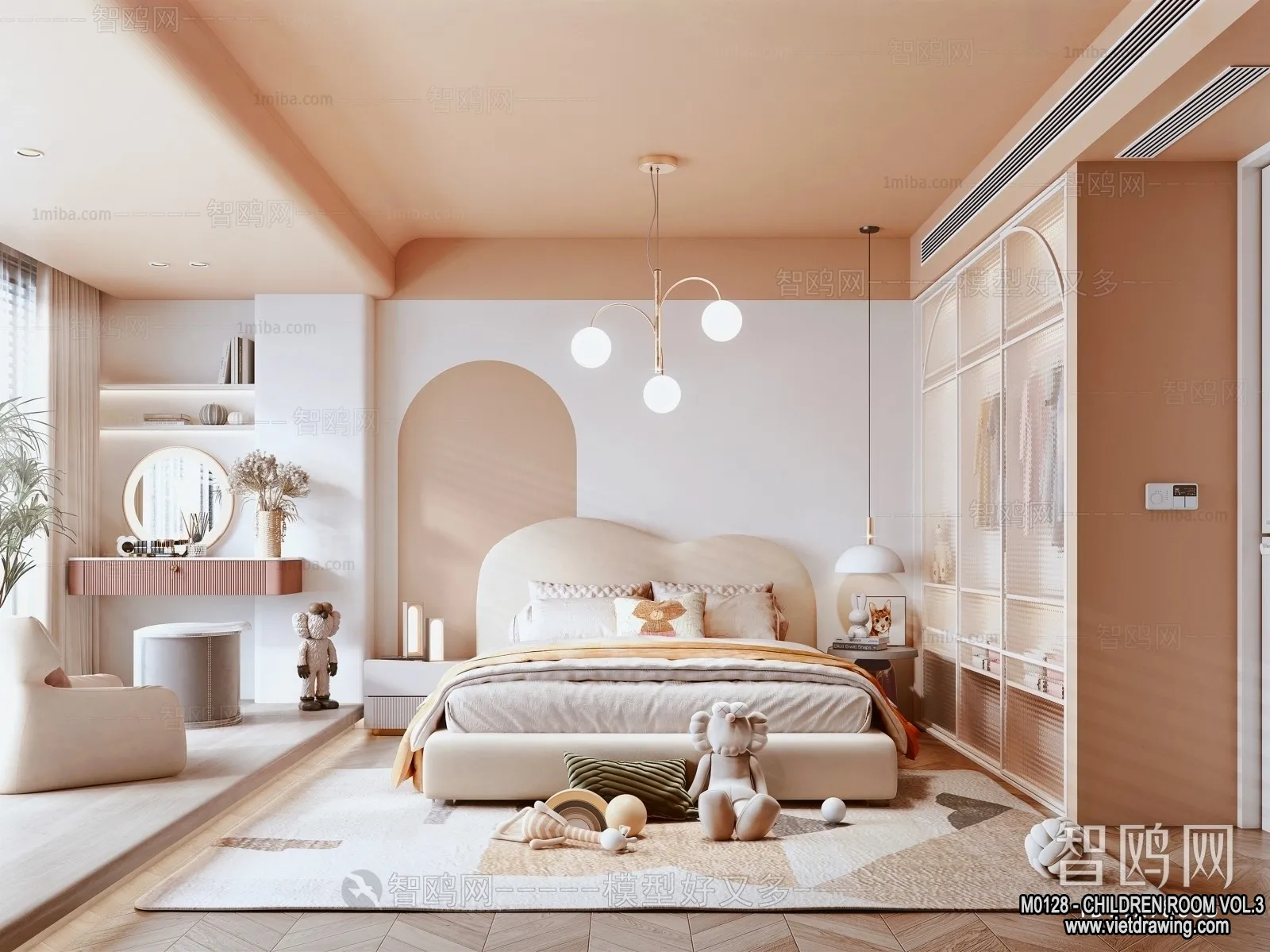 Children Room 3D Interior Scene – 3D Models – 398