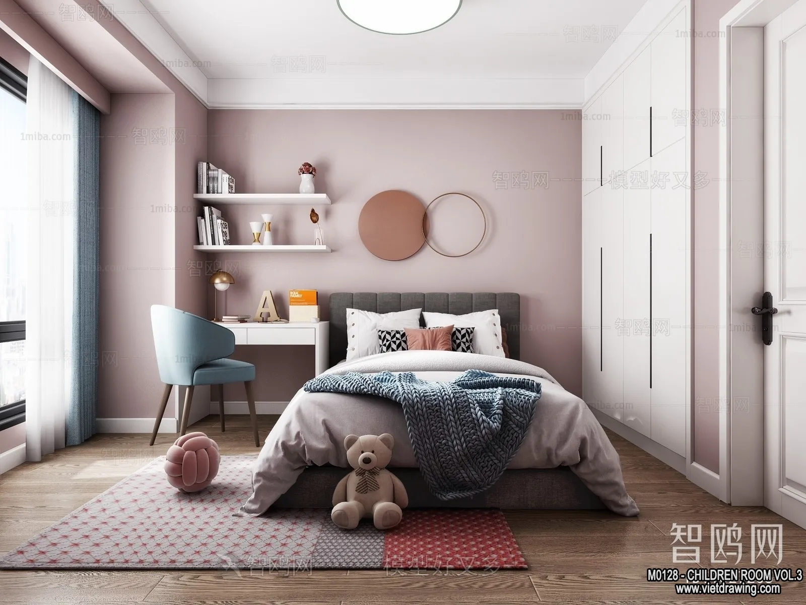 Children Room 3D Interior Scene – 3D Models – 400