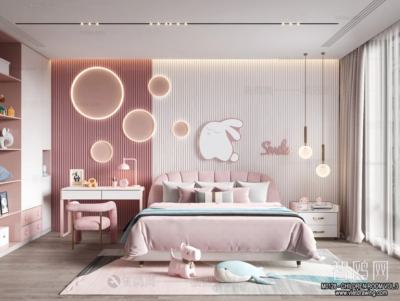 Children Room 3D Interior Scene – 3D Models – 426