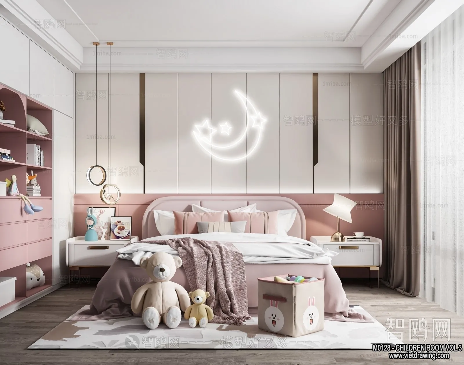 Children Room 3D Interior Scene – 3D Models – 430