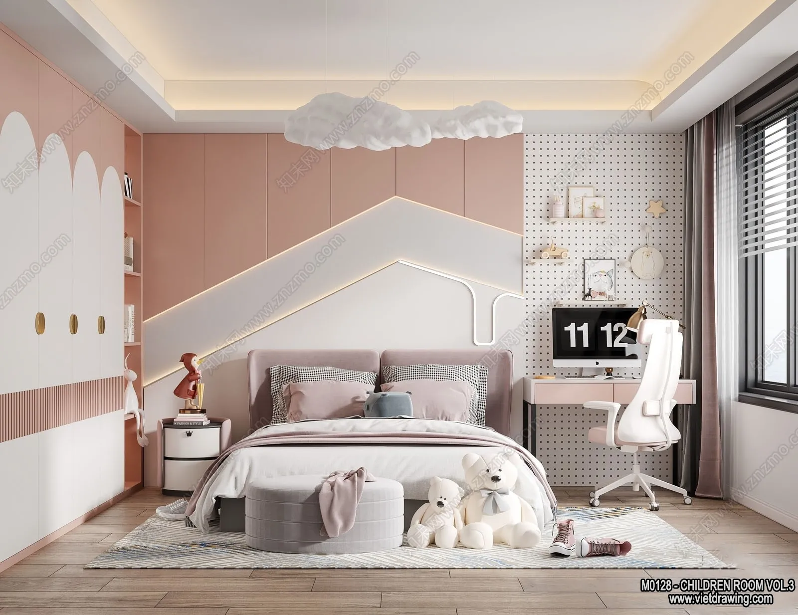 Children Room 3D Interior Scene – 3D Models – 439