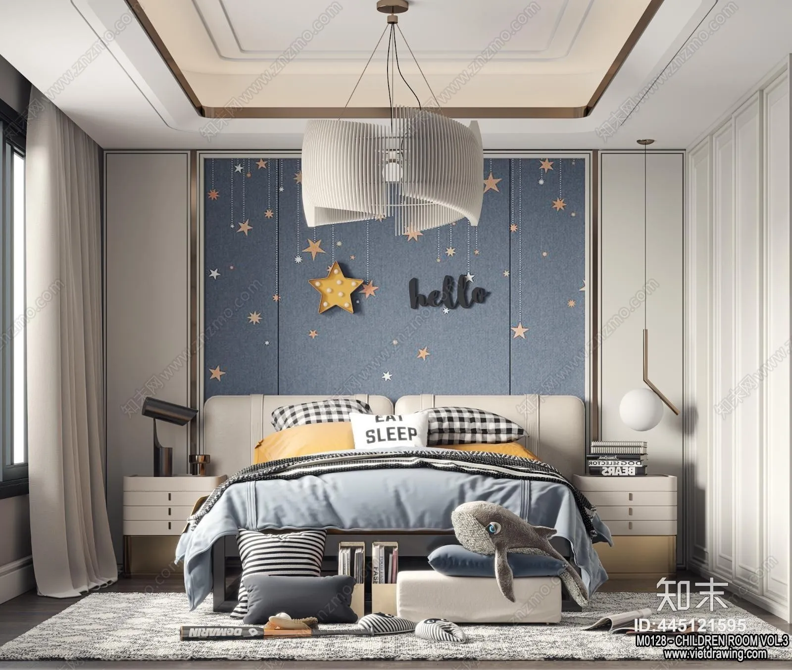 Children Room 3D Interior Scene – 3D Models – 454