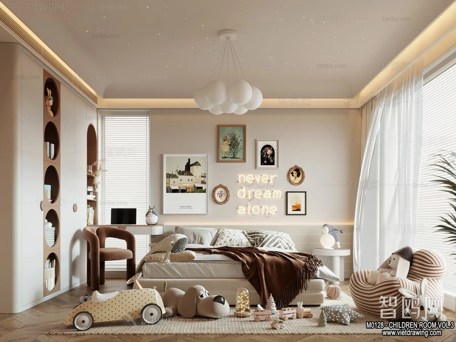 Children Room 3D Interior Scene – 3D Models – 462