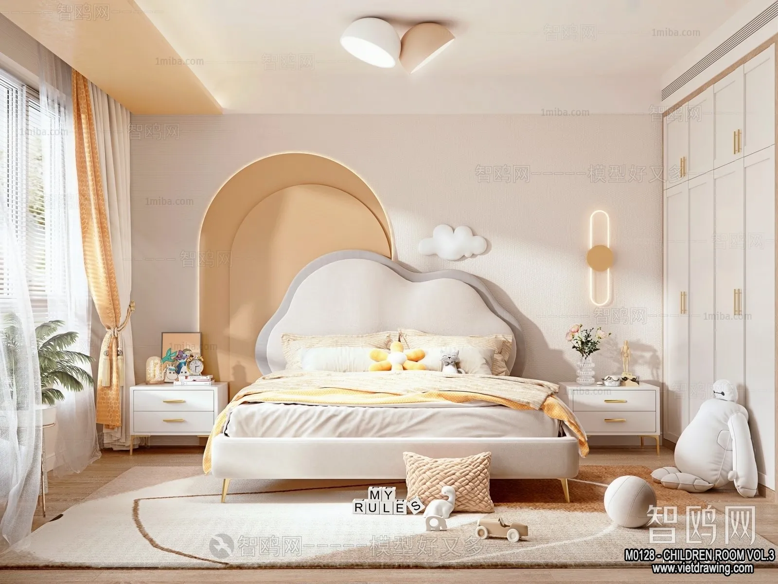 Children Room 3D Interior Scene – 3D Models – 466