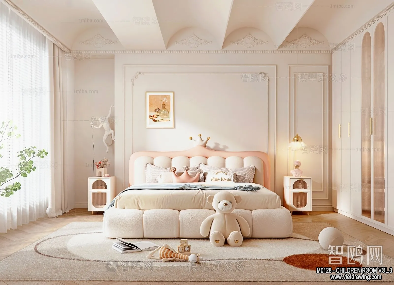 Children Room 3D Interior Scene – 3D Models – 468