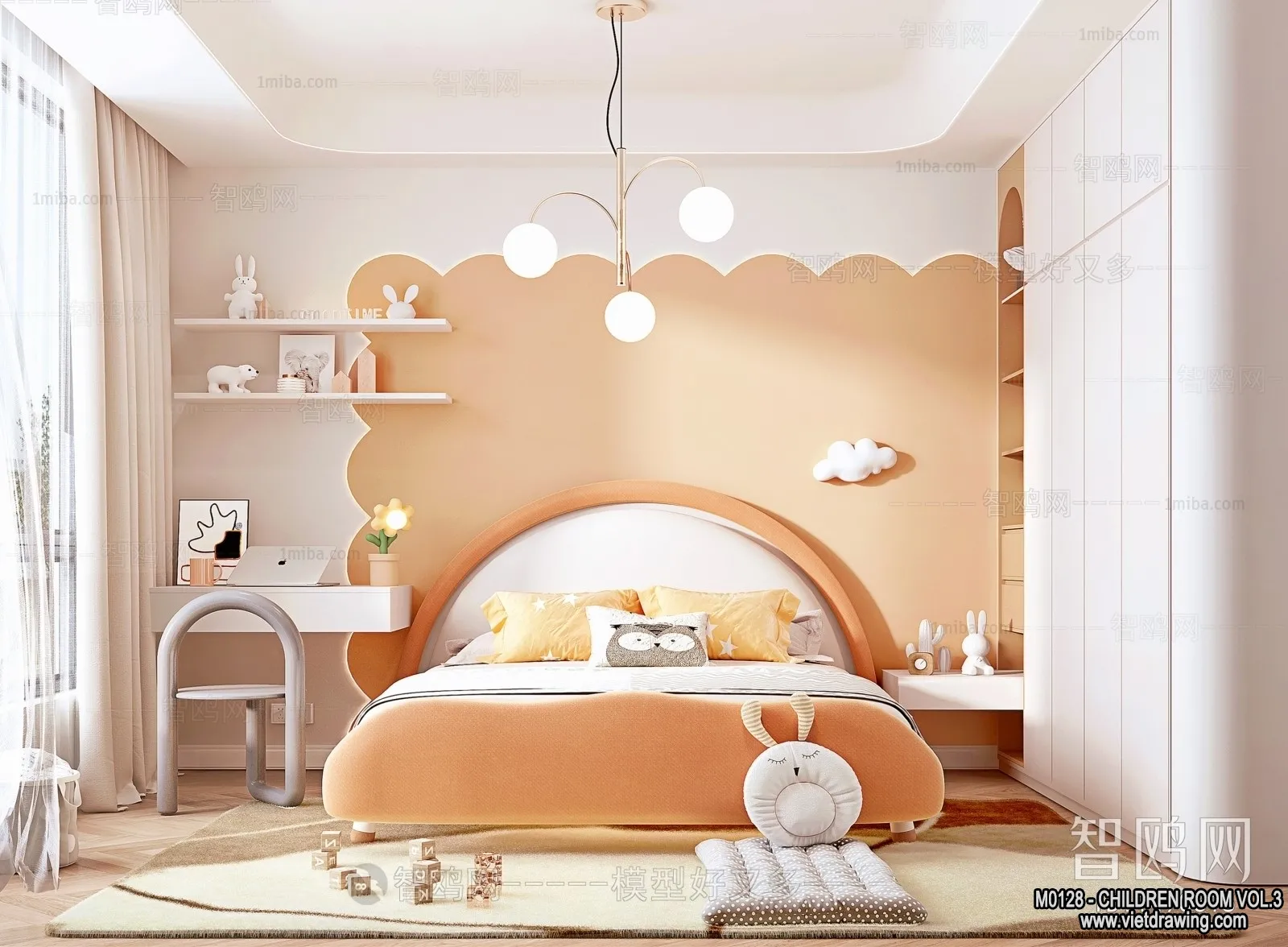 Children Room 3D Interior Scene – 3D Models – 469