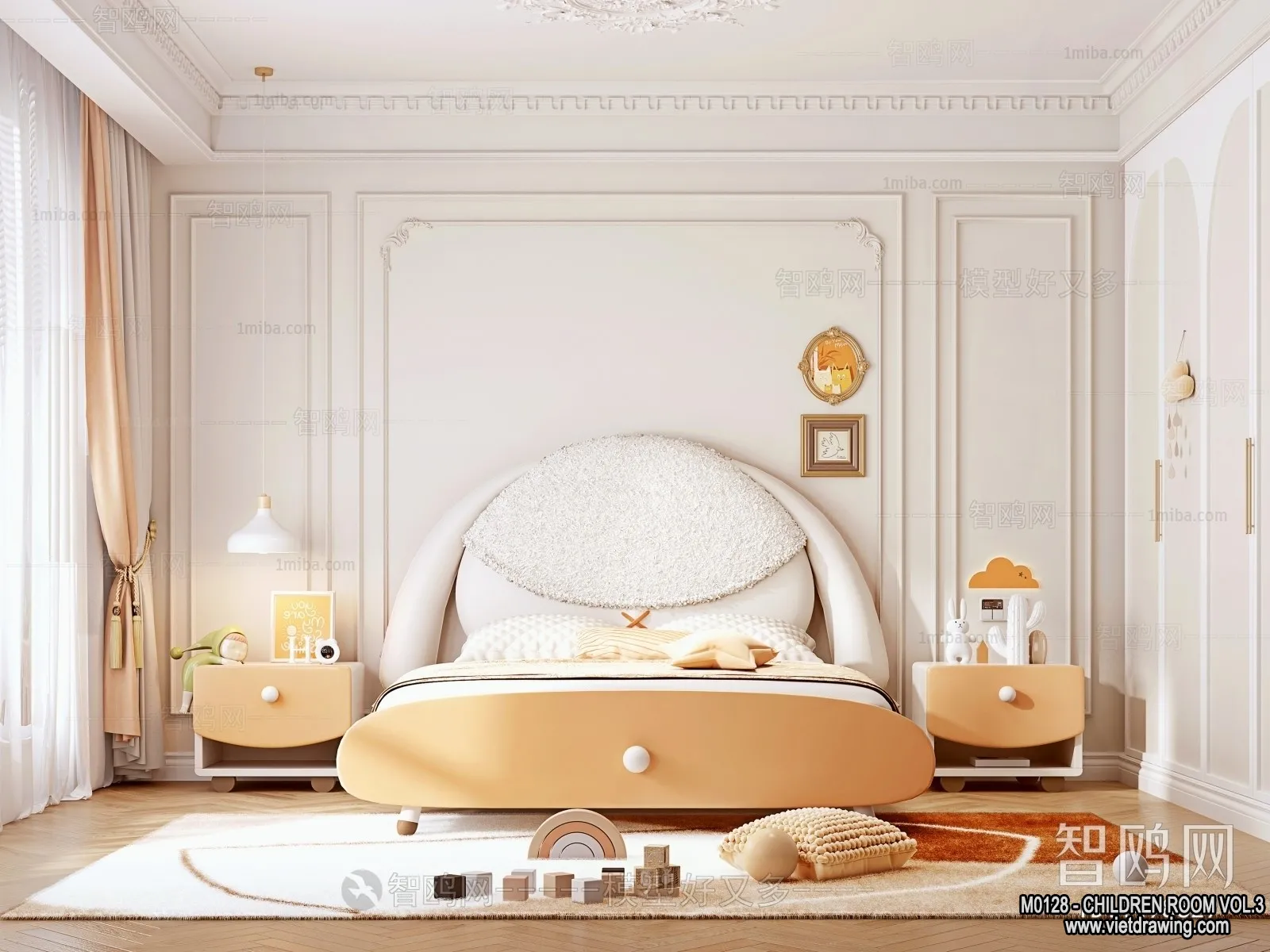 Children Room 3D Interior Scene – 3D Models – 470