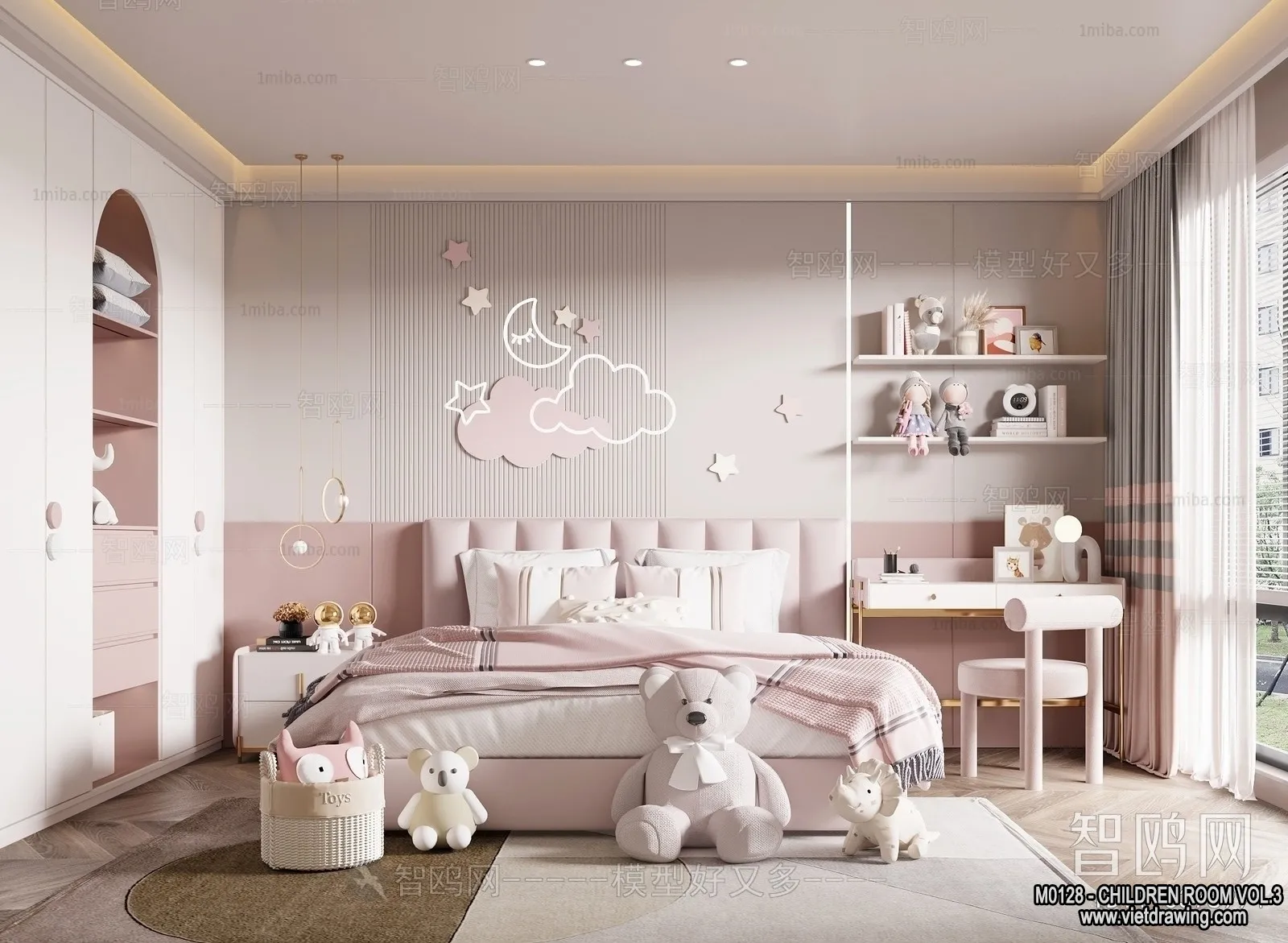 Children Room 3D Interior Scene – 3D Models – 481