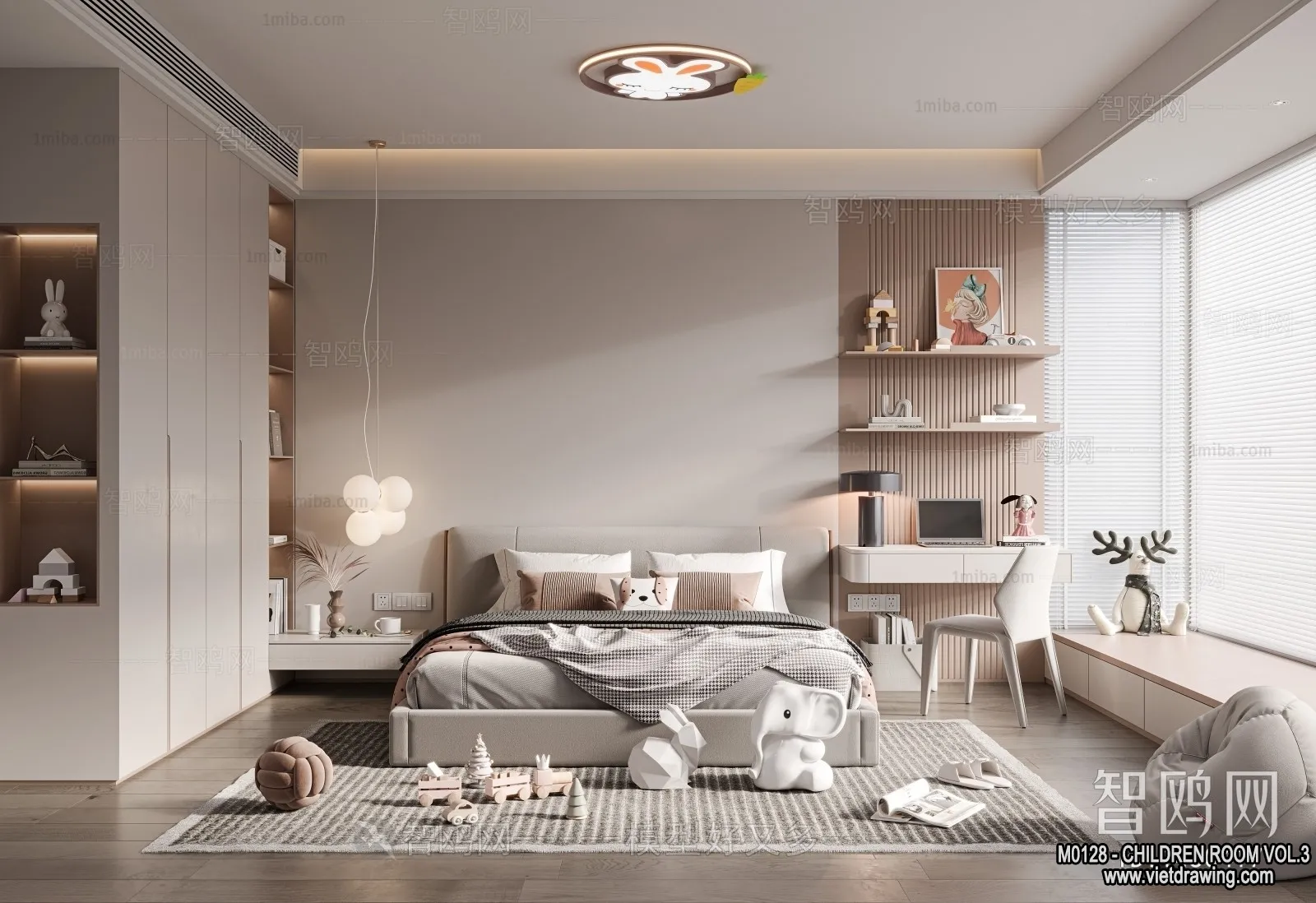 Children Room 3D Interior Scene – 3D Models – 483