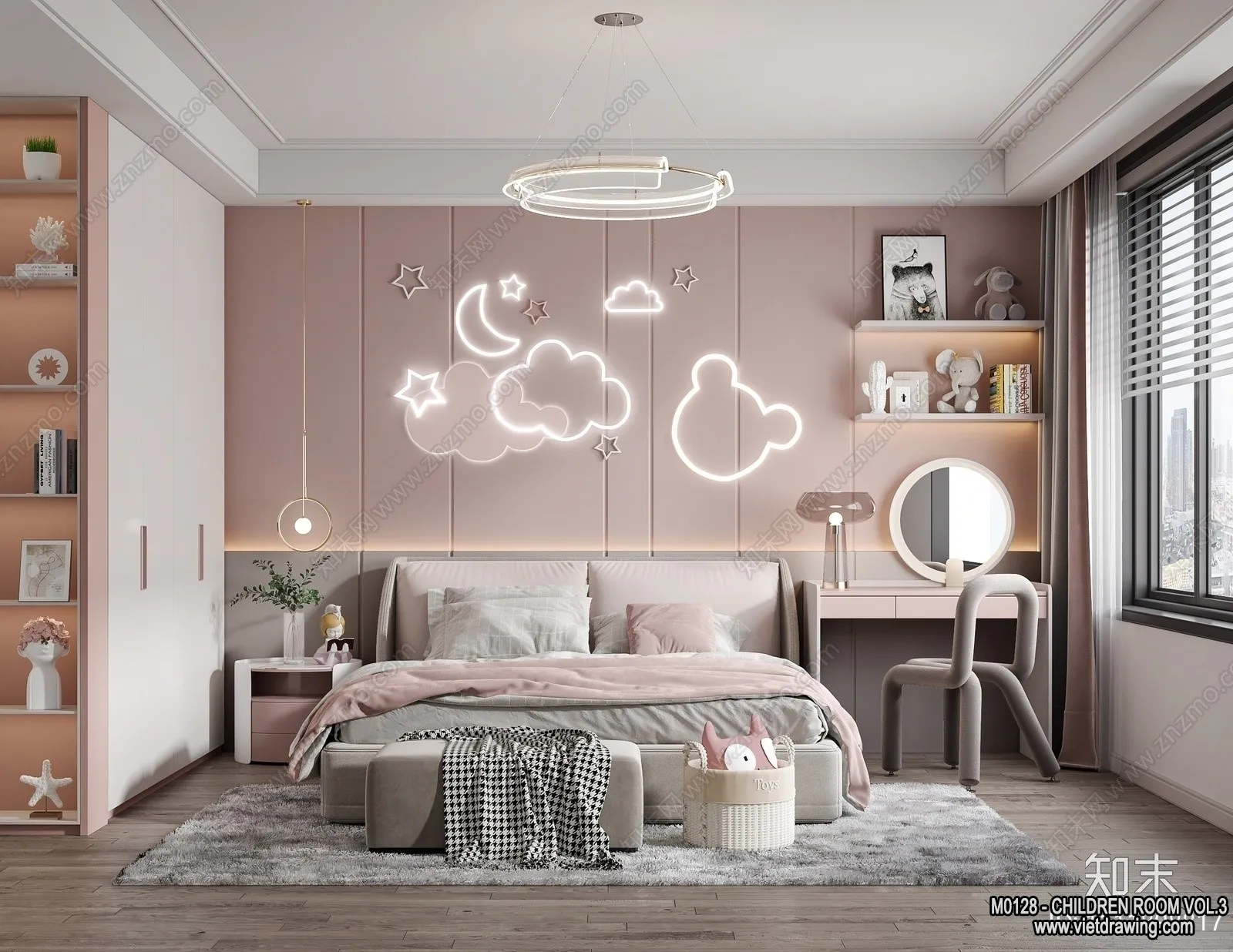 Children Room 3D Interior Scene – 3D Models – 486