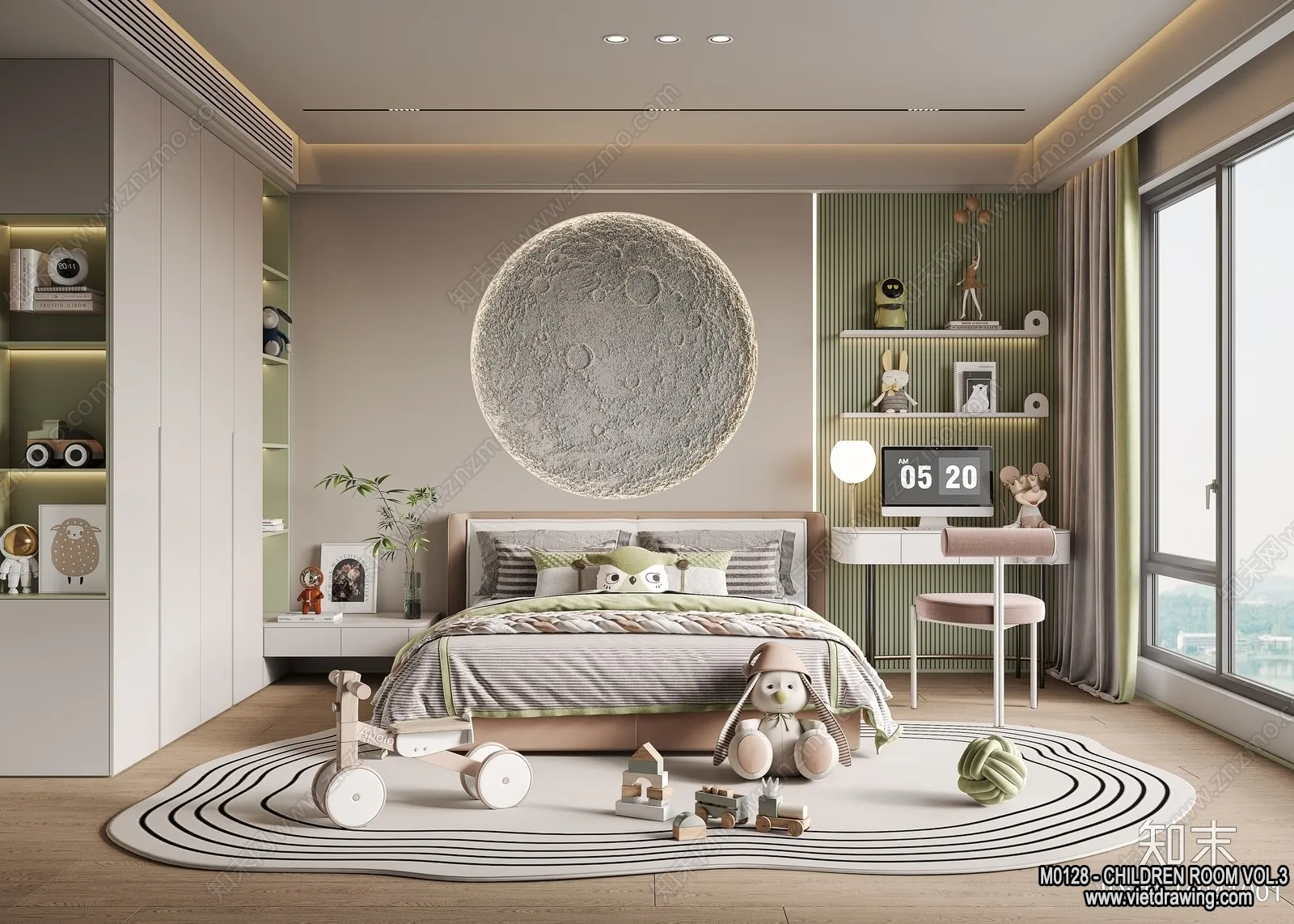 Children Room 3D Interior Scene – 3D Models – 490