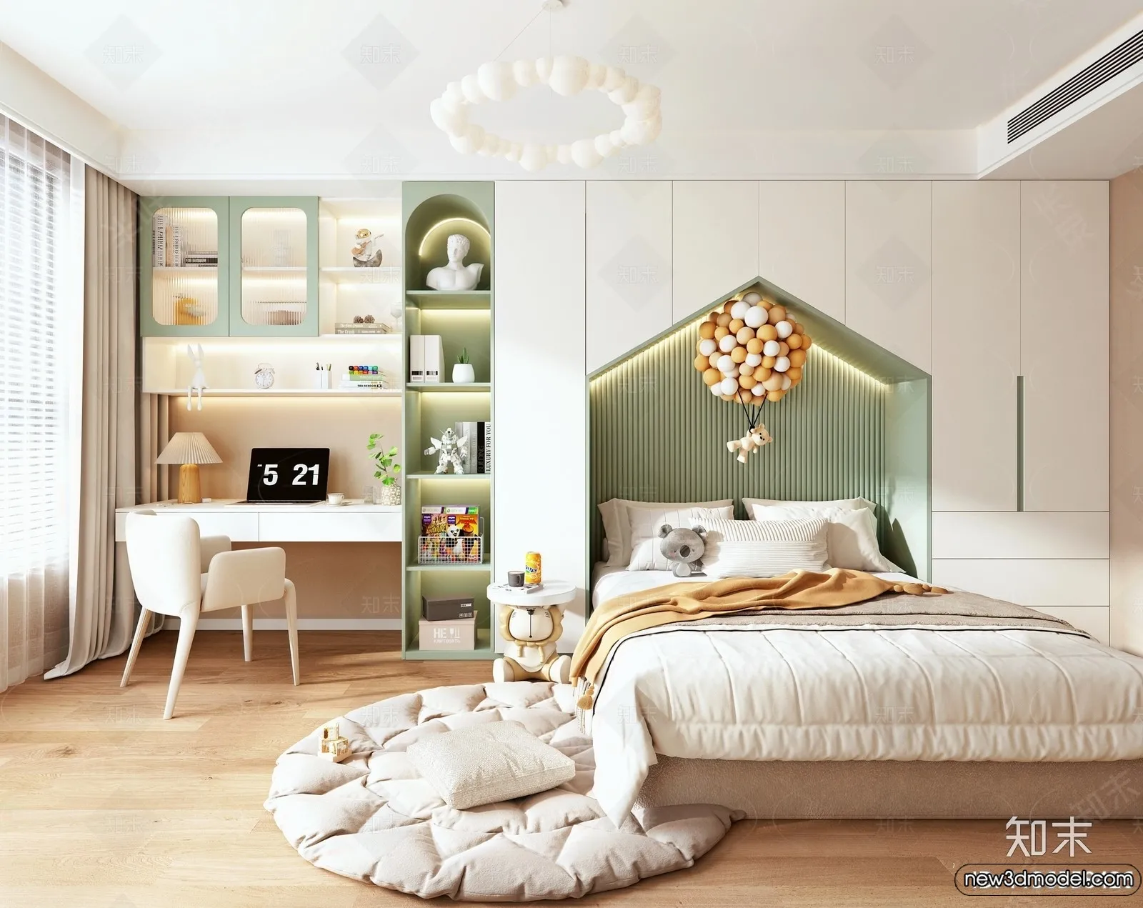 Children Room – 3D Interior Scene – Boy Room – 101