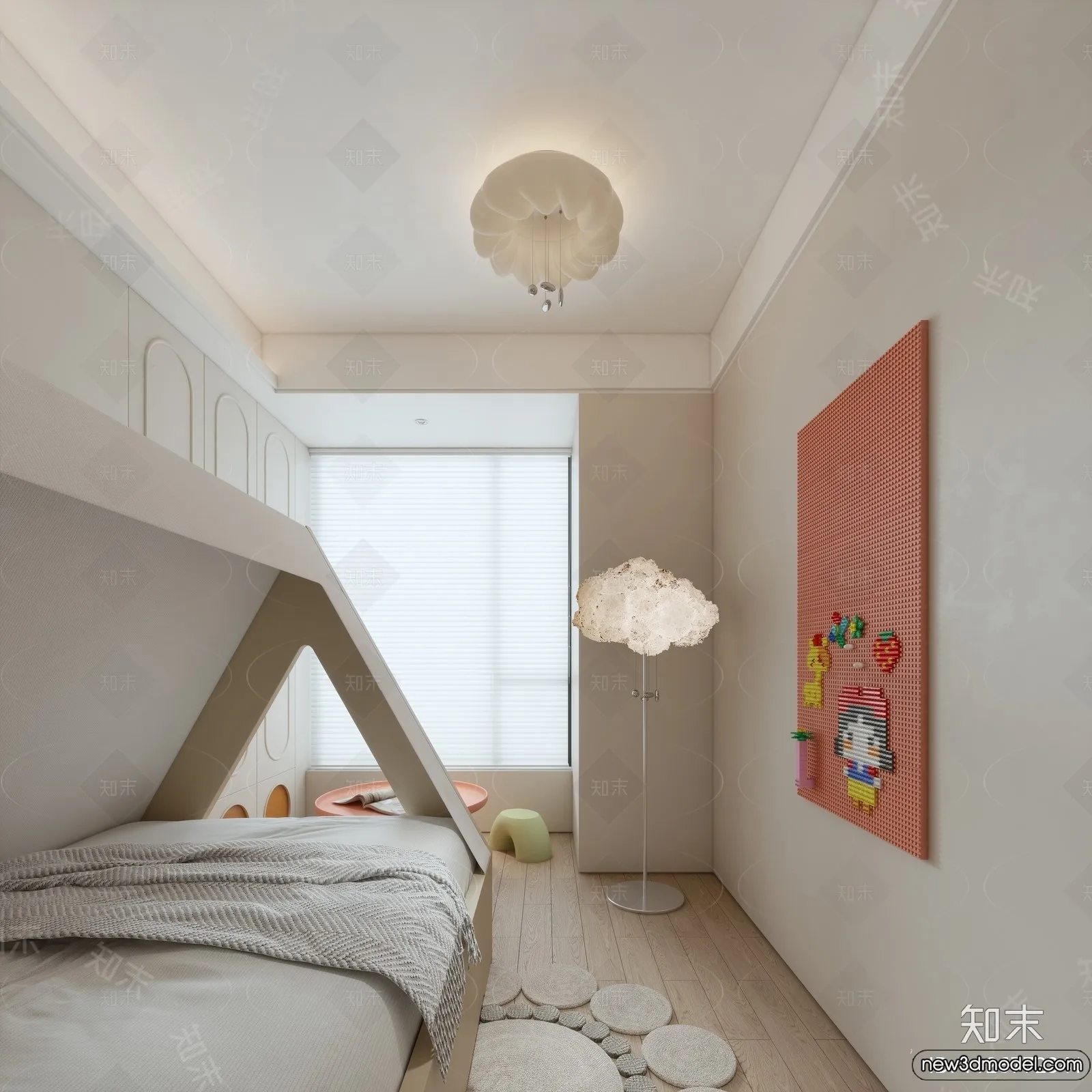 Children Room – 3D Interior Scene – Girl Room – 153