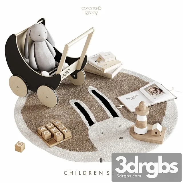 Children Room Set 7 3dsmax Download