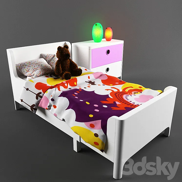 Children's bed 3DS Max