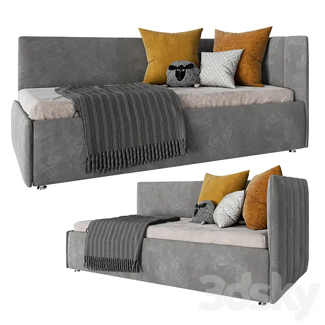 Childrens Bed Twils Maya Barrè 3ds Max