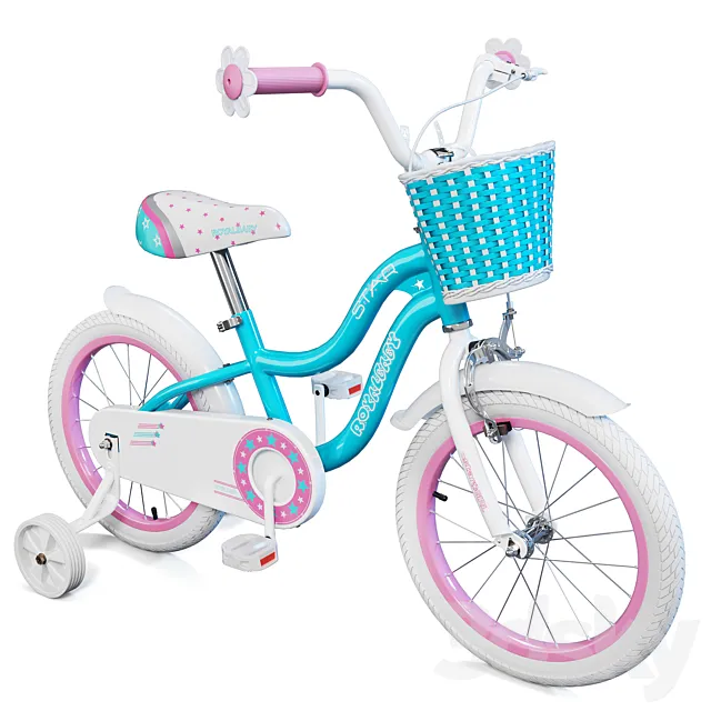 Children’s bike ROYAL BABY STARGIRL 3DS Max Model