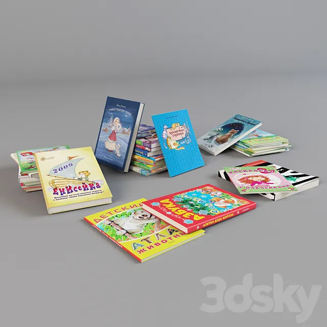 Children’s books 3DSMax File