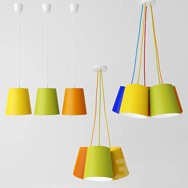 Children’s chandelier TK LIGHTING 3ds Max