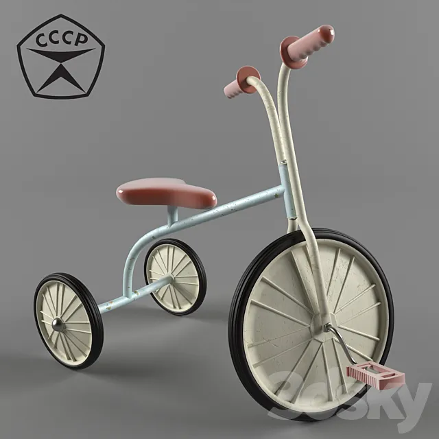 Children’s classic bike 3DS Max Model