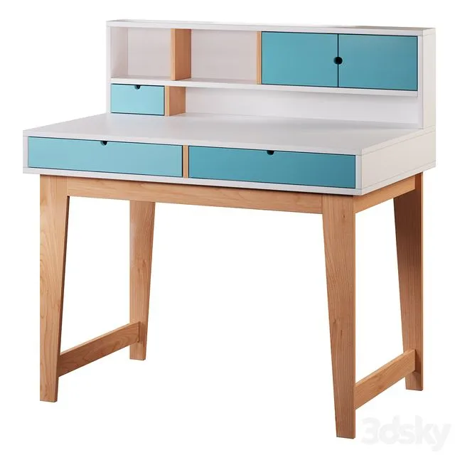 Children’s desk set01 3dsMax Model