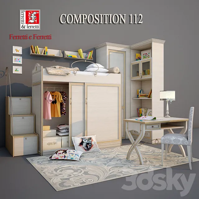 Children’s Ferretti e Ferretti Composition112 Italy 3ds Max