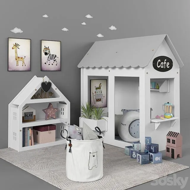 Children’s furniture and accessories 46 3dsMax Model