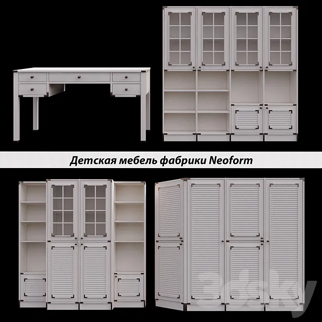 Children’s furniture factory Neoform 3DS Max Model