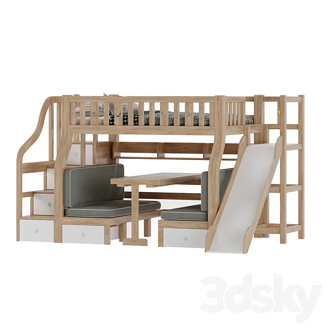 Children’s furniture set 11 3dsMax Model