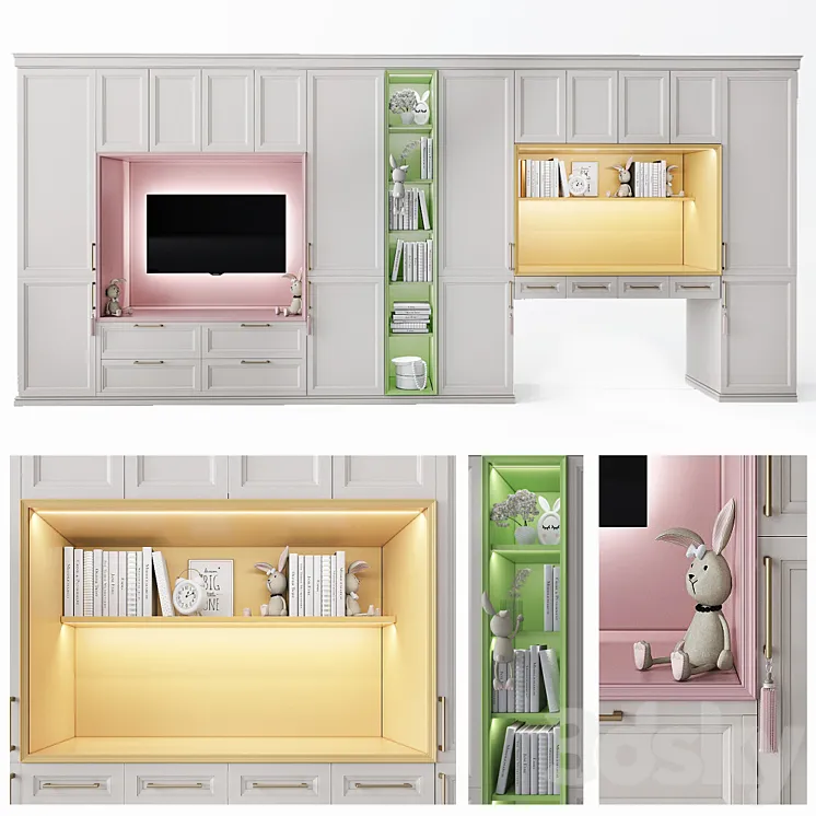 children's furniture_4 3DS Max