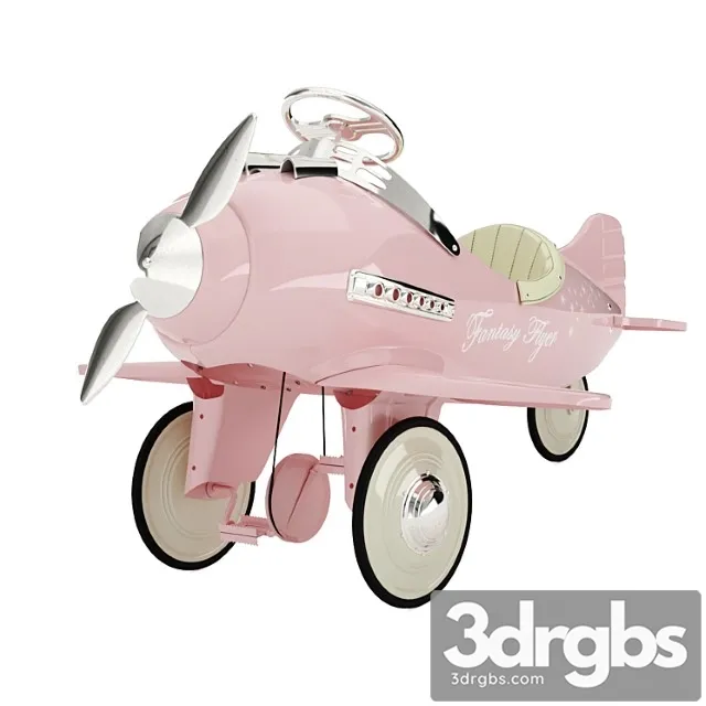 Childrens Pedal Airplane Fantasy Fleur 3dsmax Download