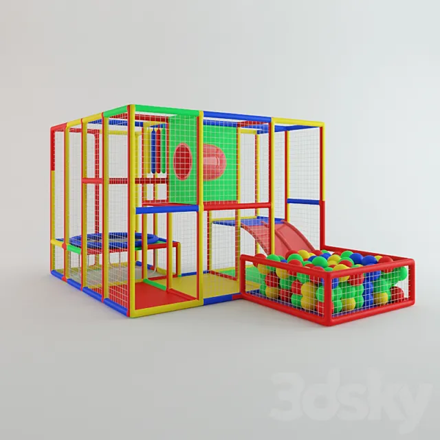 Children’s play complex “baby house” 3ds Max