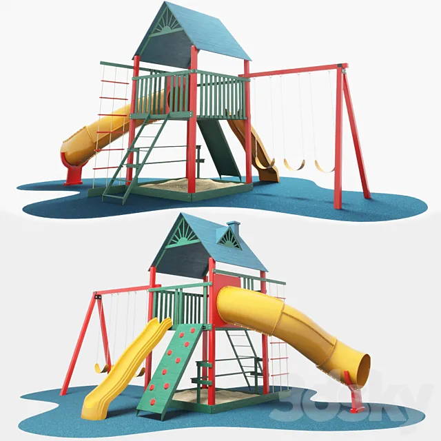 Children’s playground 3ds Max