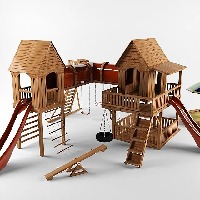 children’s playground 3DS Max Model