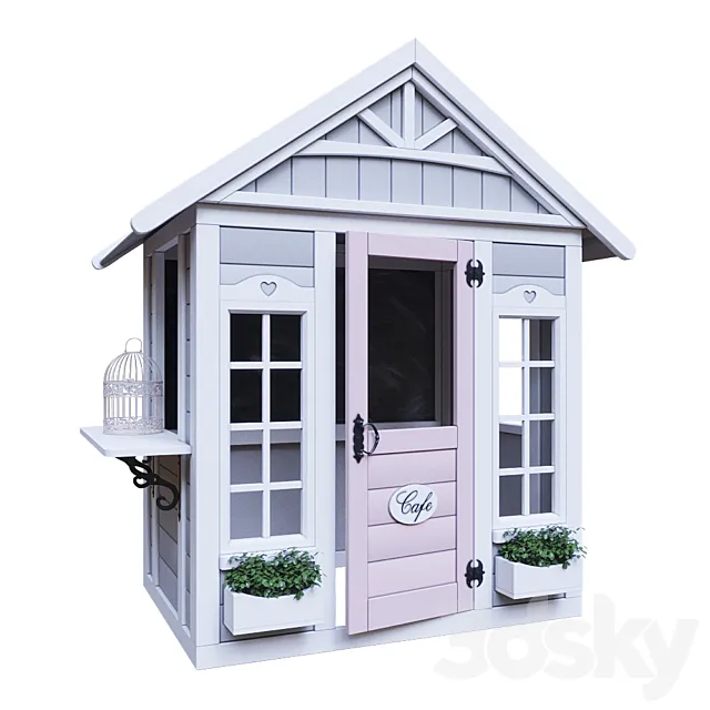 Children’s playhouse 3ds Max