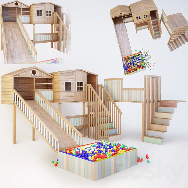 Children’s playroom 3DS Max Model