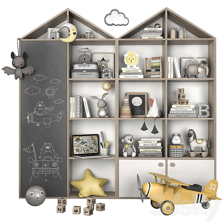 Children’s room decor 1 3DS Max