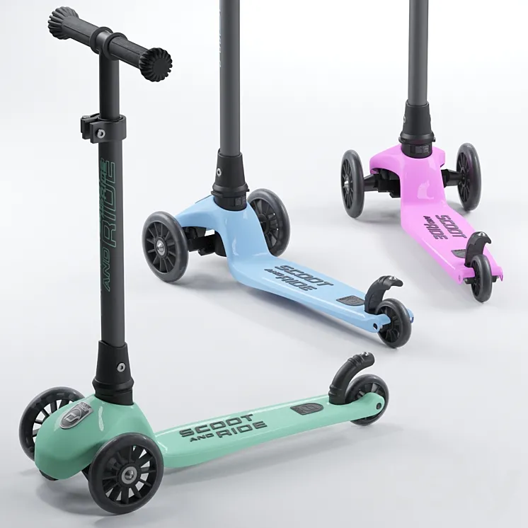 Children's scooter Scoot and ride 3DS Max