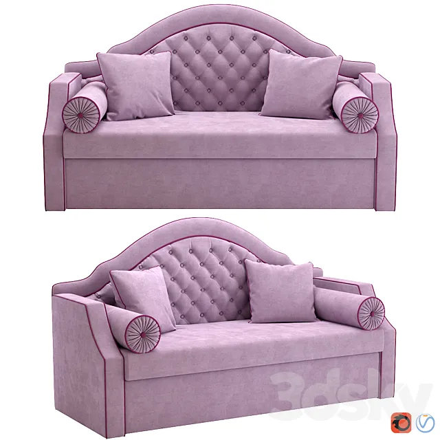 Children’s sofa bed Larissa Unterzo 3ds Max