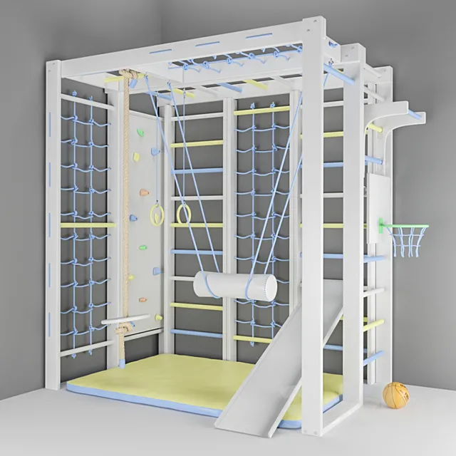 children’s sports complex DSK Kubik 3DS Max Model