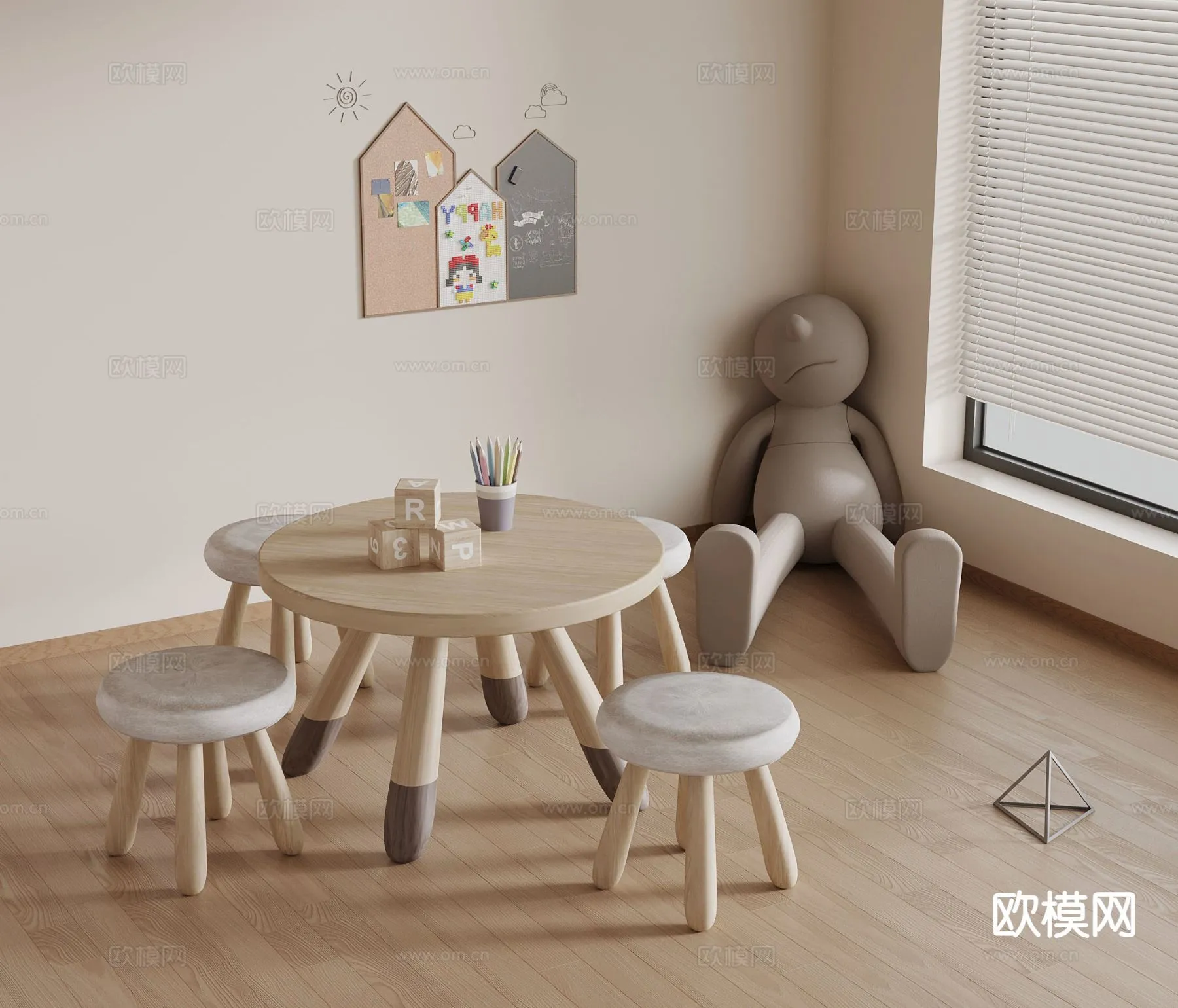 CHILDROOM 3D MODELS – 3D Model For Interior Design – 276