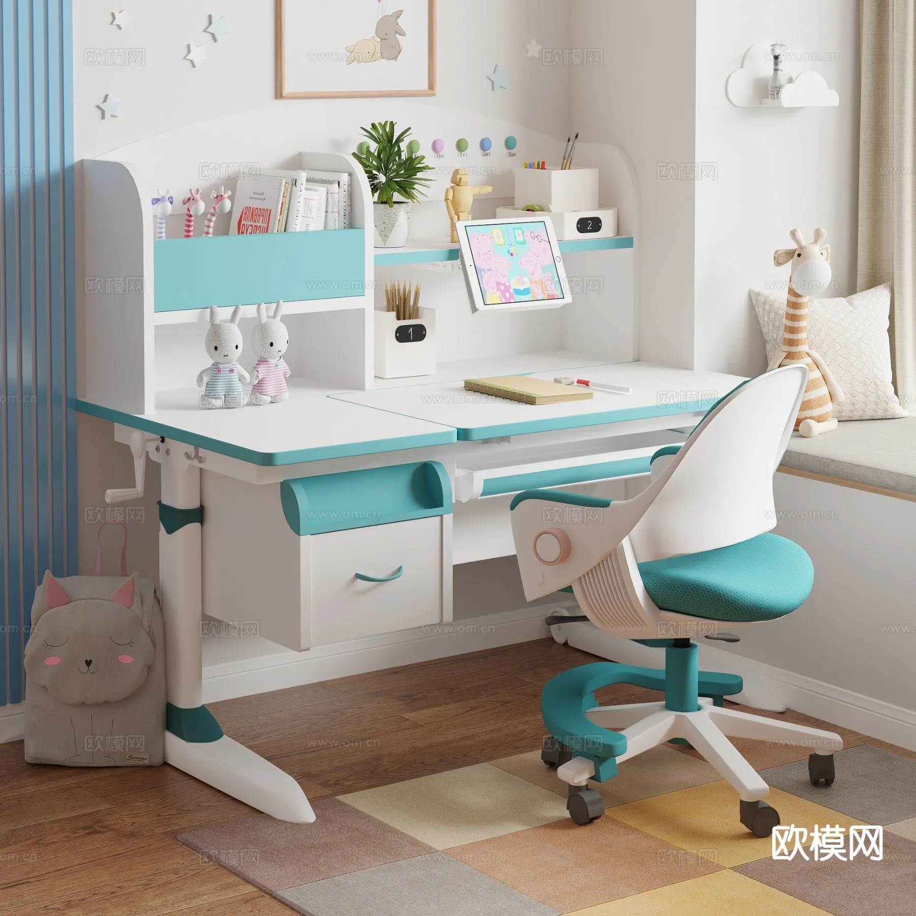 CHILDROOM 3D MODELS – 3D Model For Interior Design – 283