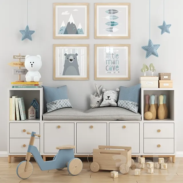 Childroom Decor-06 3ds Max