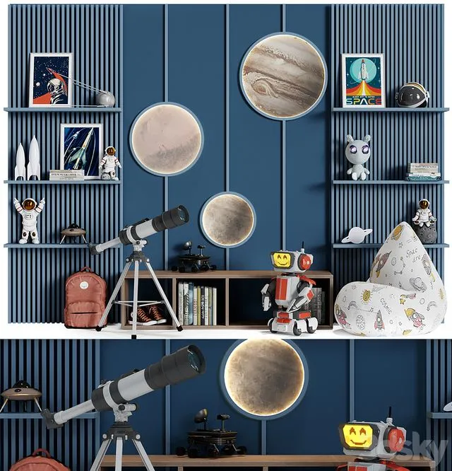 Childroom decor vol_11 3dsMax Model